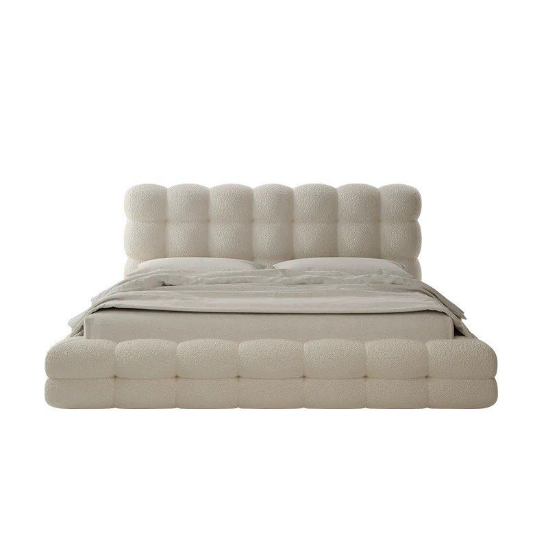 BREON Modern Boucle Storage Bedframe