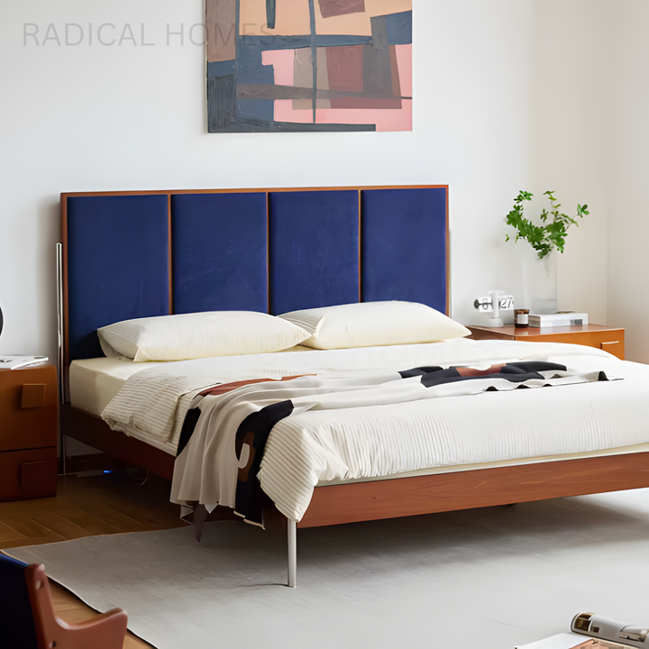 APOLLO Modern Solid Wood Bedframe - Radical Homes Singapore