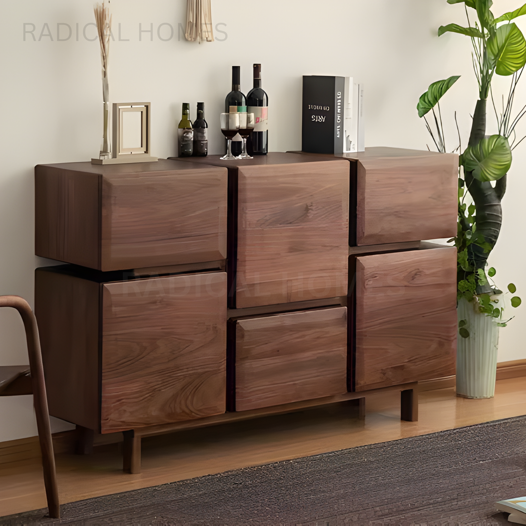 AESOP Modern Solid Wood Sideboard - Radical Homes Singapore