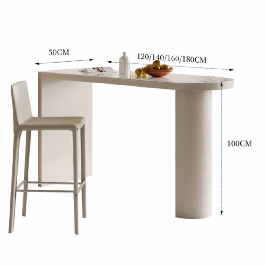 MEUS Modern Sintered Stone Bar Table