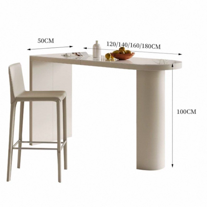 MEUS Modern Sintered Stone Bar Table