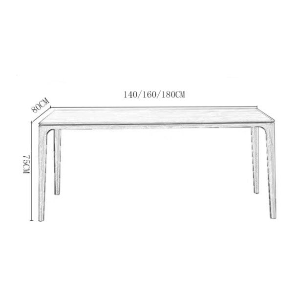 FURMAN Modern Black Walnut Dining Table