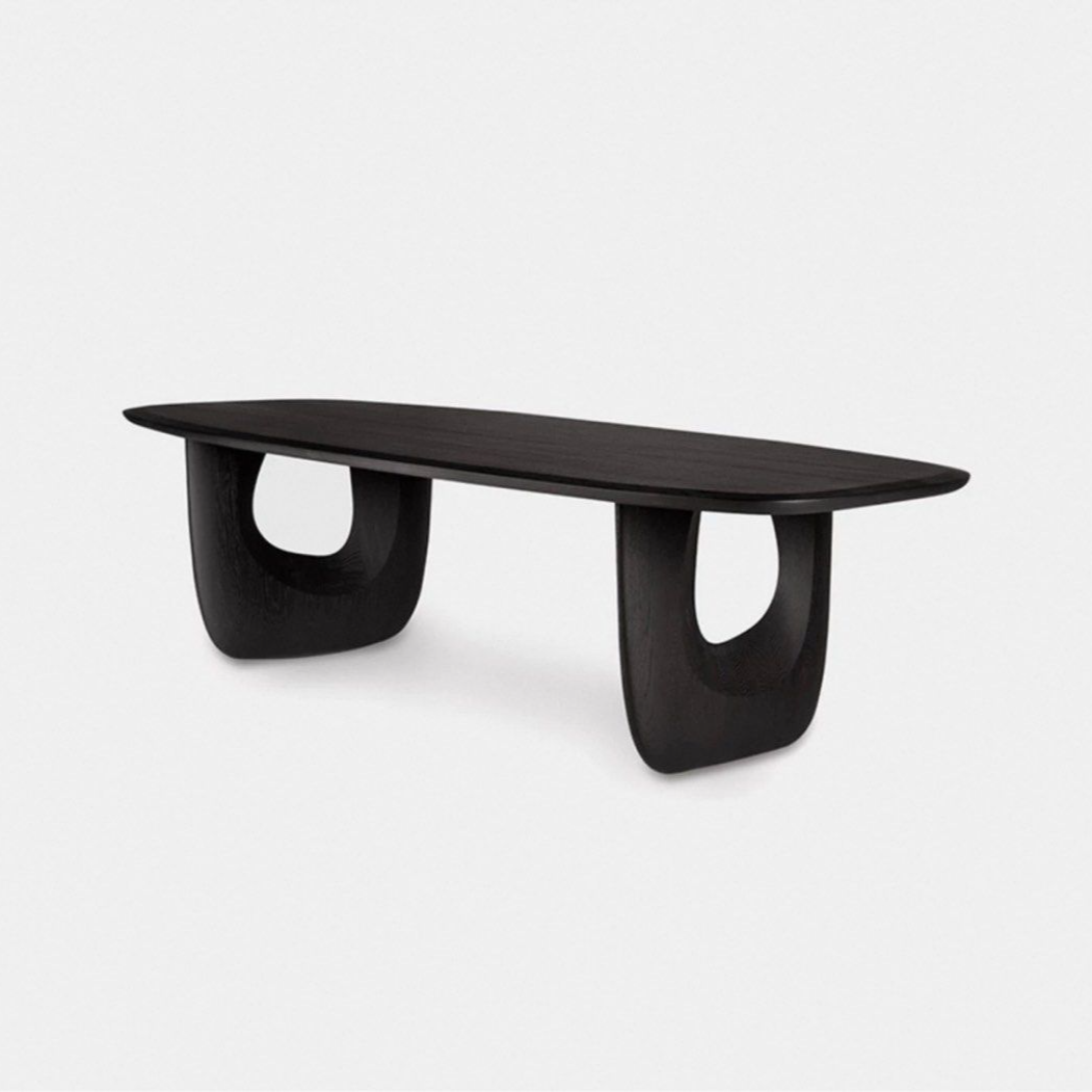 ABLAN Modern Solid Wood Dining Table