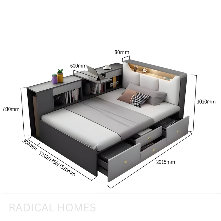 AURELIA Modern Storage Bedframe