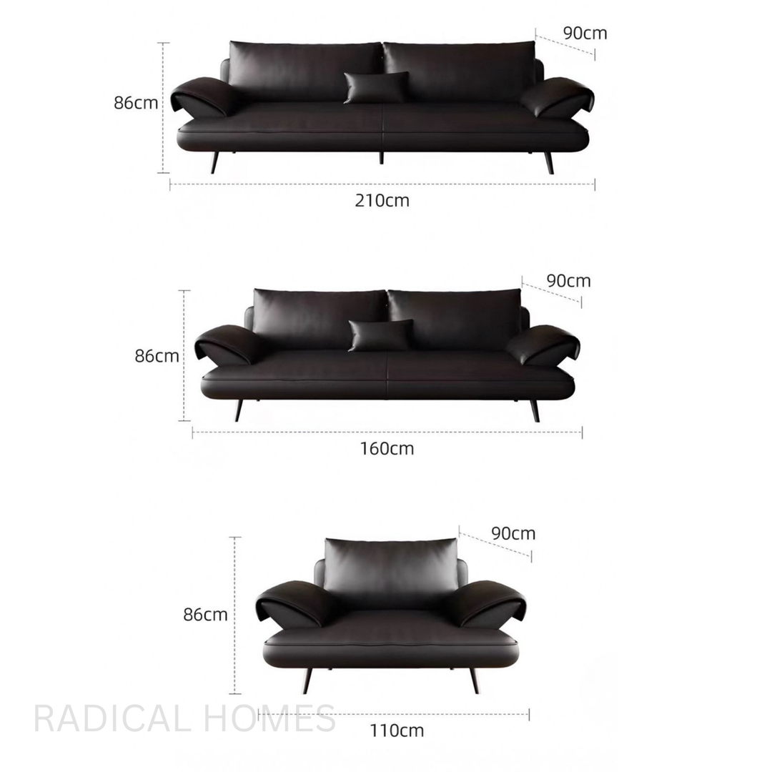 LEIN Modern Leather Sofa