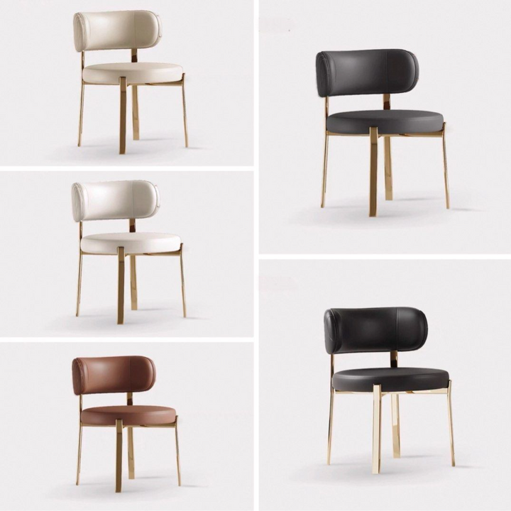 AREKEL Modern Leather Dining Chair