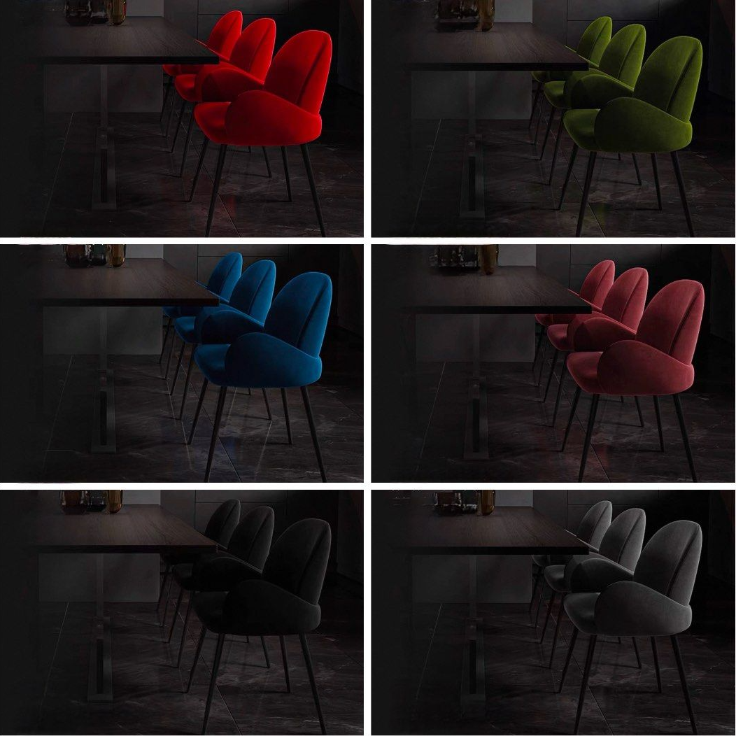 JIEA Modern Fabric Dining Chair