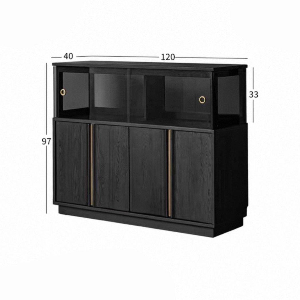 IGORA Modern Solid Wood Wine Cabinet