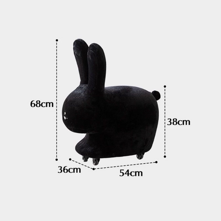 NAORIE Flannel Rabbit Stool