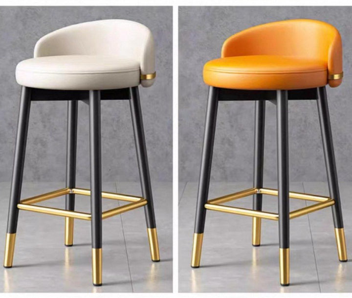 MEFUS Modern Leather Bar Stool