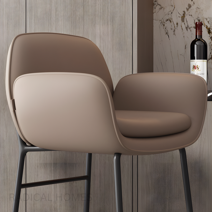 KOVA Modern Leather Bar Stool
