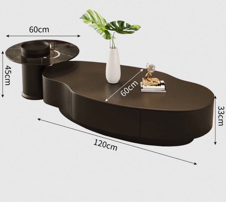 ABEIS Modern Sintered Stone Coffee Table