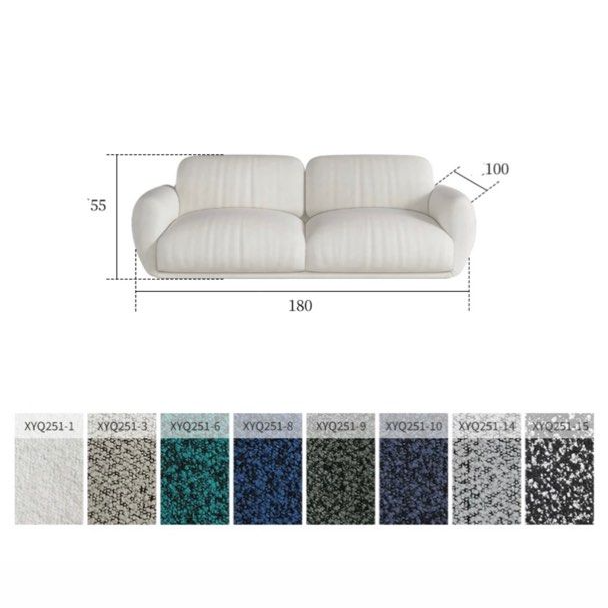 LUXARA Legless Modern Sofa