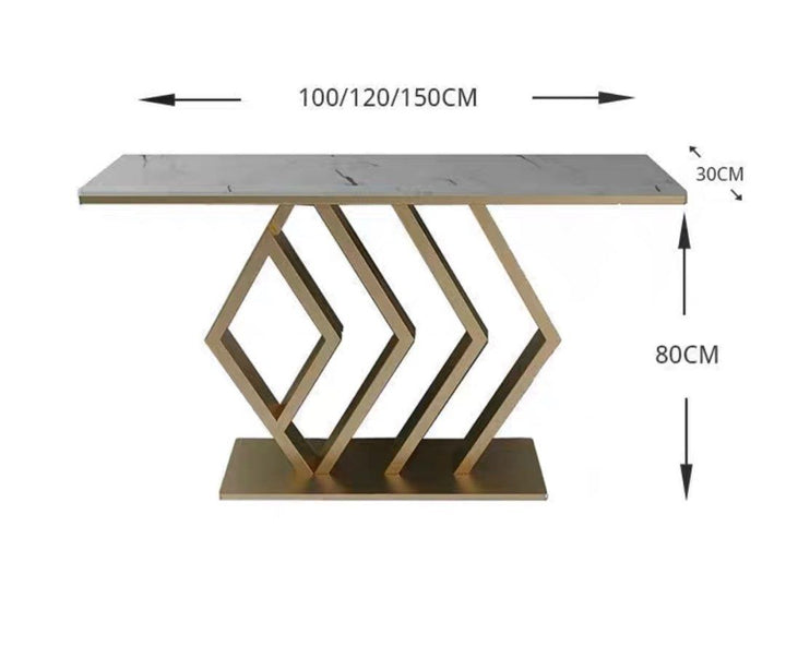 KHALIL Marble Console Table