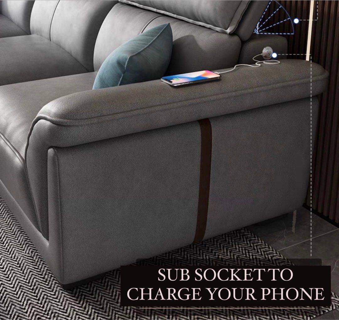 ELVARA Modern Fabric Sofa