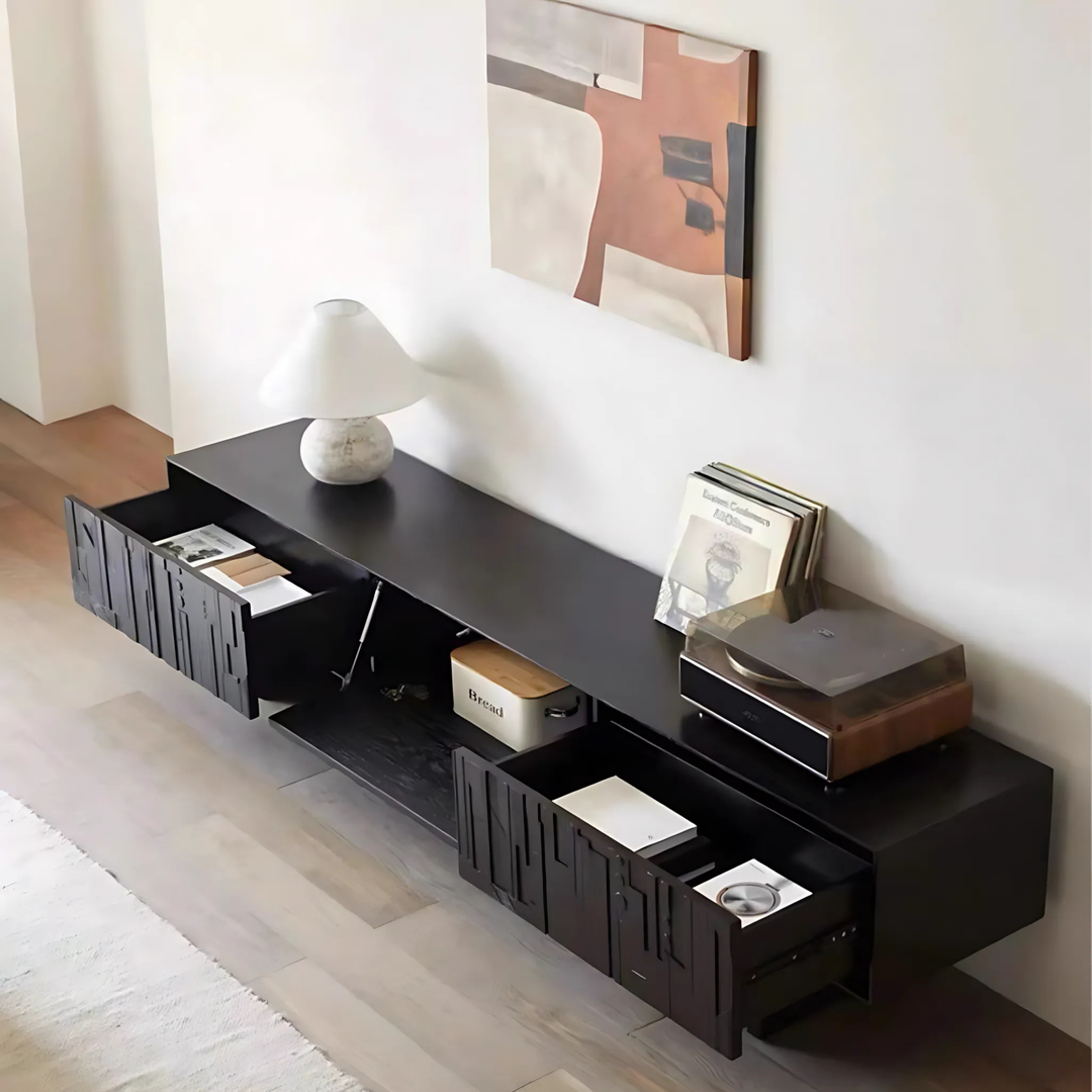 PREDAL Modern Solid Wood Tv Console