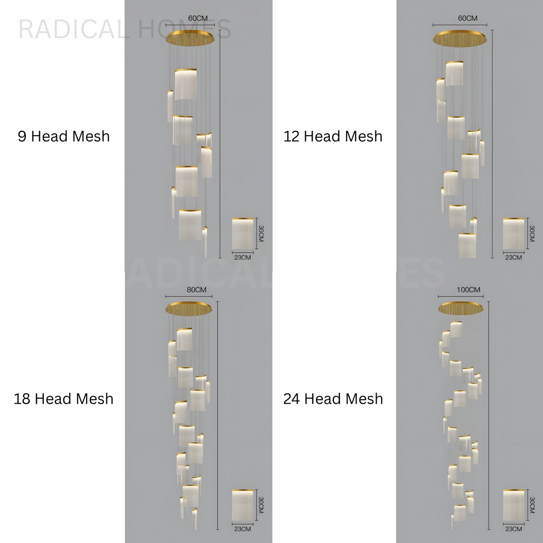 AURELION Modern Grand Chandelier - Radical Homes Singapore