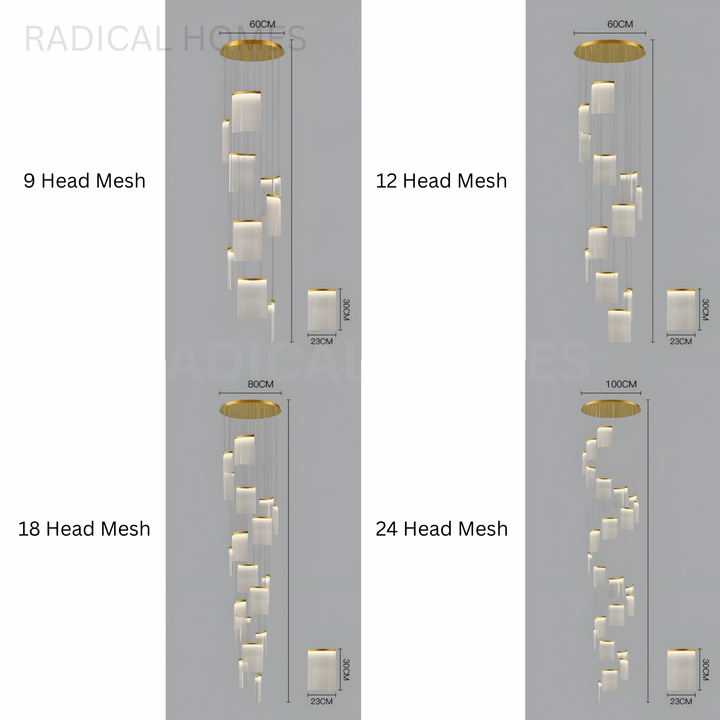 AURELION Modern Grand Chandelier - Radical Homes Singapore