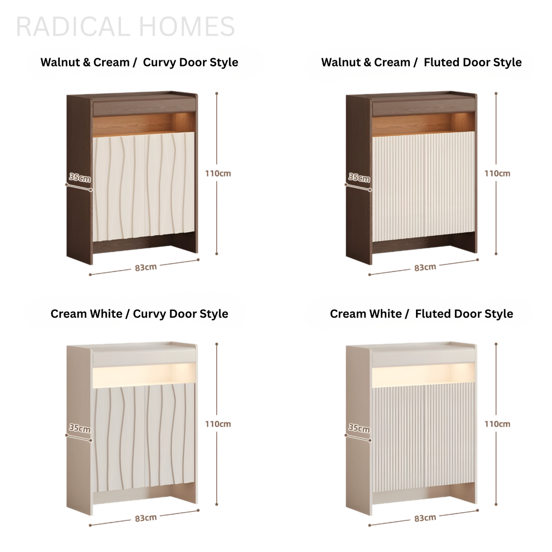 VIRENZA Modern Shoe Cabinet - Radical Homes Singapore