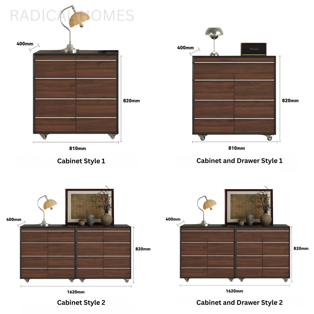 ZAREVON Modern Shoe Cabinet