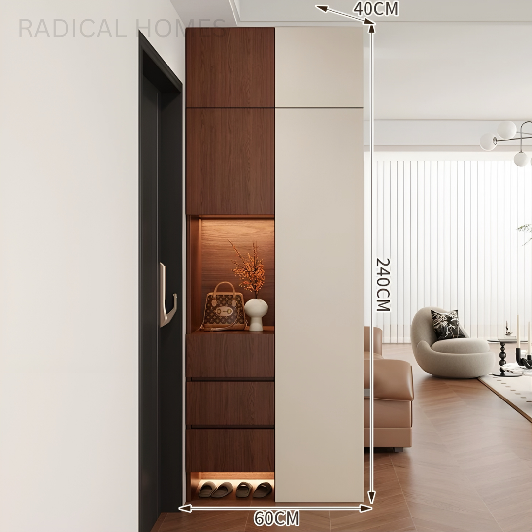 LUCAS Modern Shoe Storage Cabinet - Radical Homes Singapore