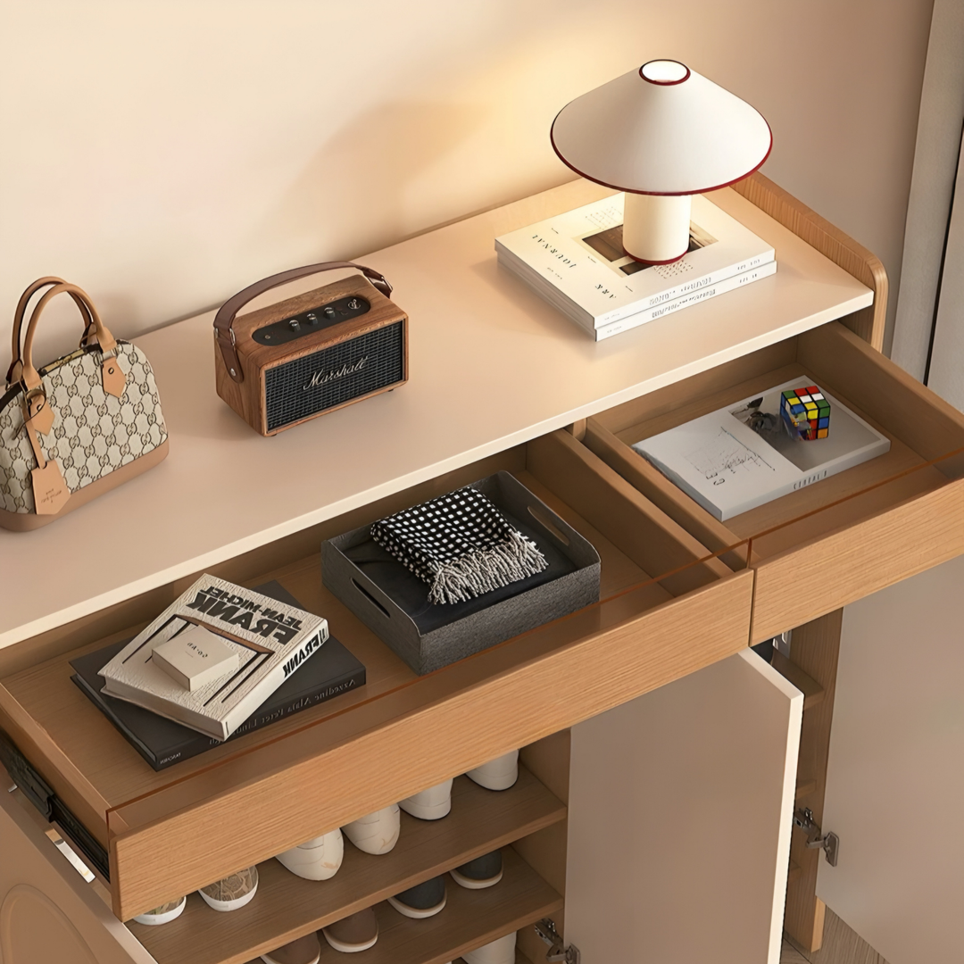 ARCUS Modern Solid Wood Shoe Cabinet