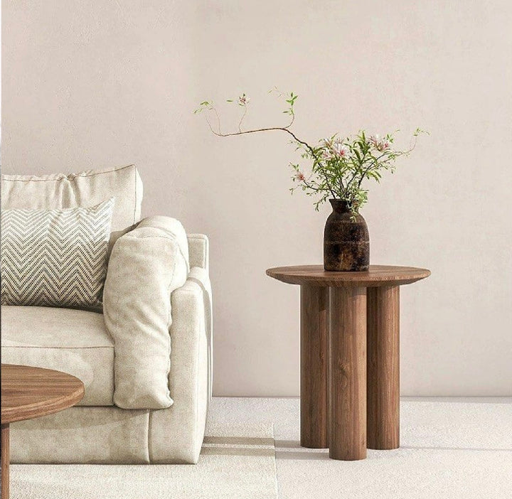 KRYN Rustic Solid Wood Side Table (INSTOCK)