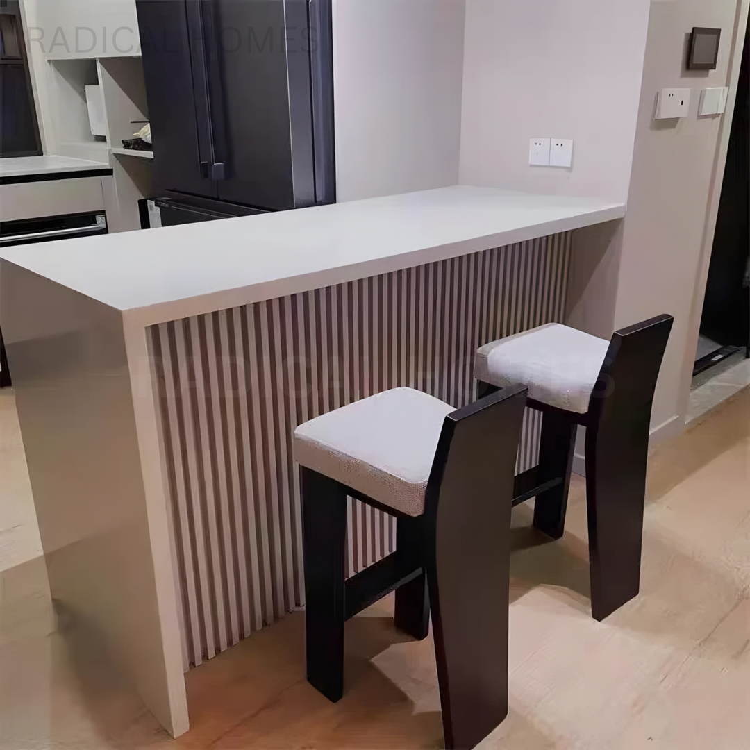 ANGEO Modern Solid Wood Bar Stool - Radical Homes Singapore