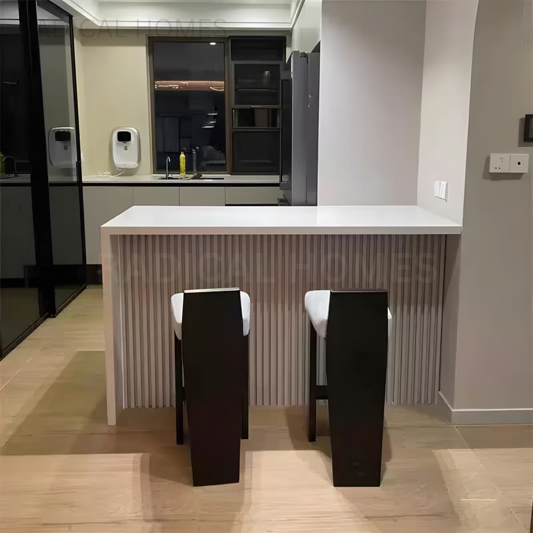 ANGEO Modern Solid Wood Bar Stool - Radical Homes Singapore