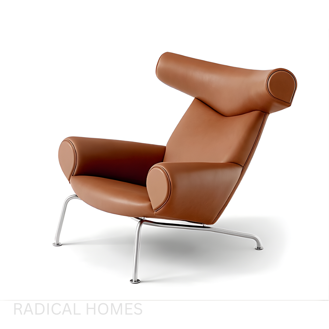 RISSAA Genuine Leather Lounge Chair