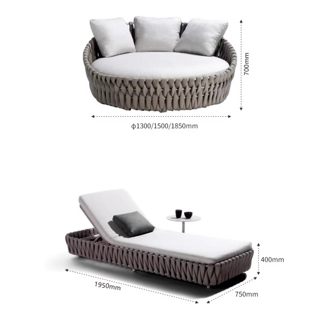 RATTA Modern Outdoor Daybed