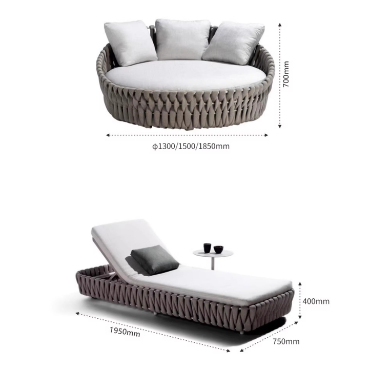 RATTA Modern Outdoor Daybed
