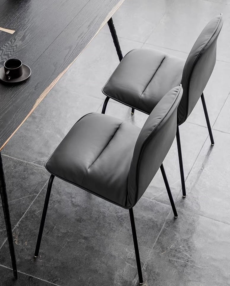 SADOW Modern Leather Dining Chair