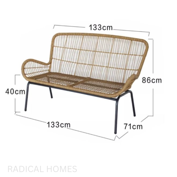 ARLO Rattan Outdoor Table And Chairs