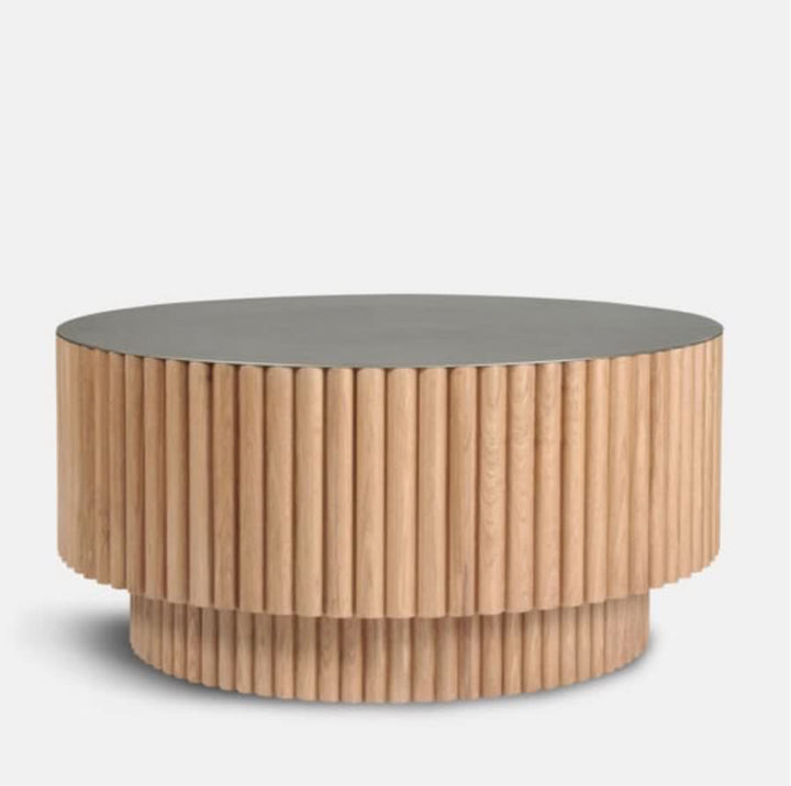 NOELLE Modern Fluted Coffee Table