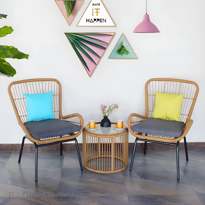 ARLO Rattan Outdoor Table And Chairs