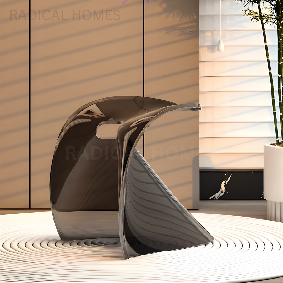 LINDA Modern Acrylic Stool - Radical Homes Singapore