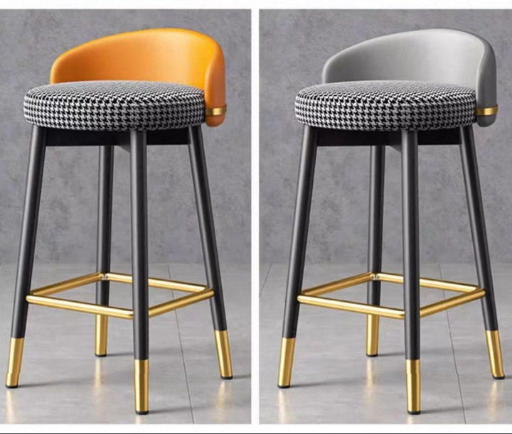 MEFUS Modern Leather Bar Stool
