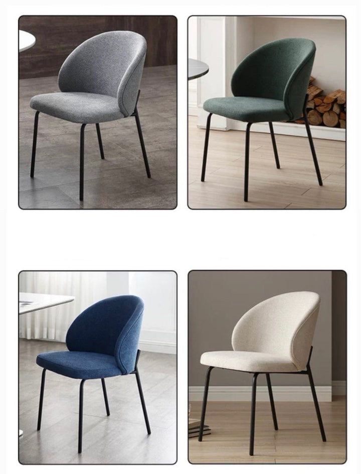 BURRY Modern Fabric Dining Chair