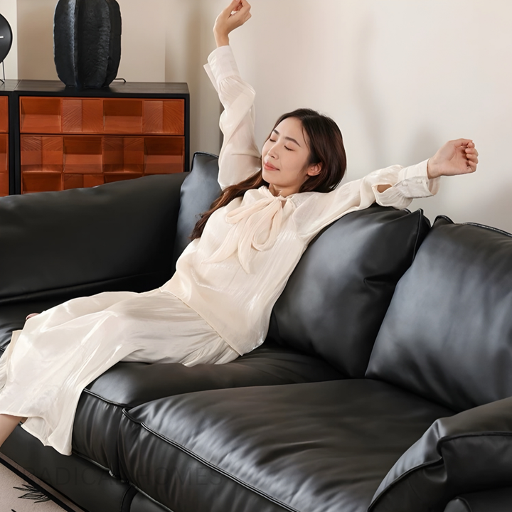 BILL Modern Genuine Leather Sofa