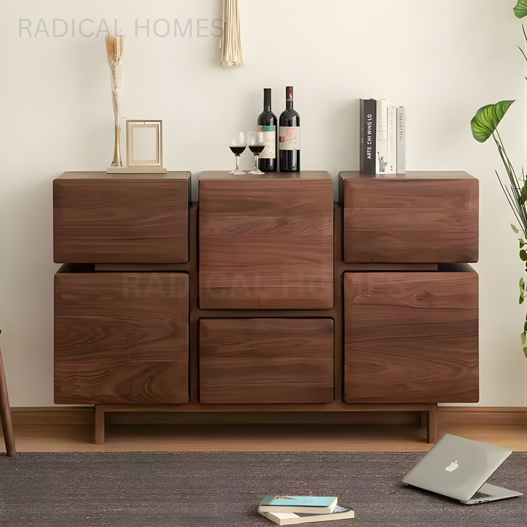 AESOP Modern Solid Wood Sideboard - Radical Homes Singapore