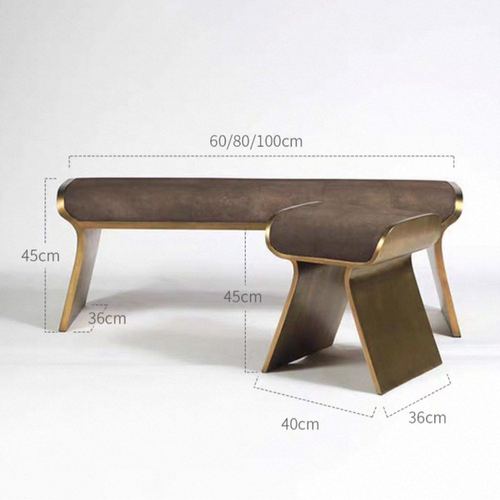 DREA Modern Fabric Bench