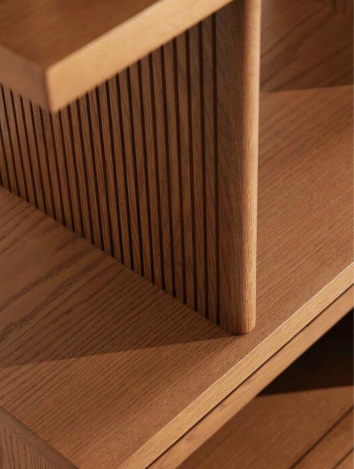 FABRICIO Modern Solid Wood Display Shelf