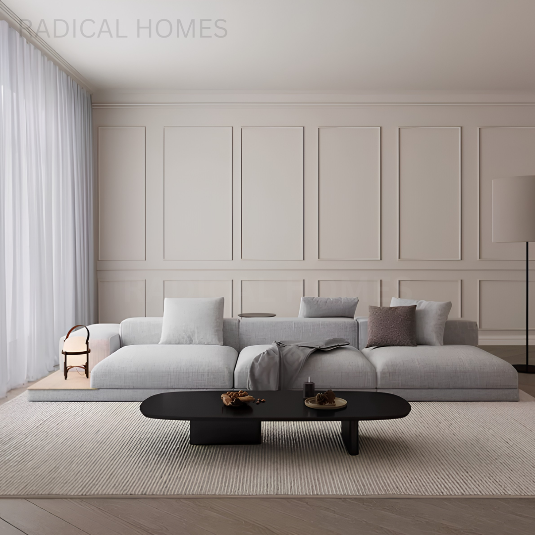 KIARA Minimalist Double-Sided Fabric Sofa