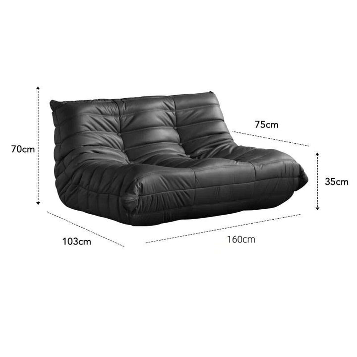 SAVARO Designer Leather Sofa