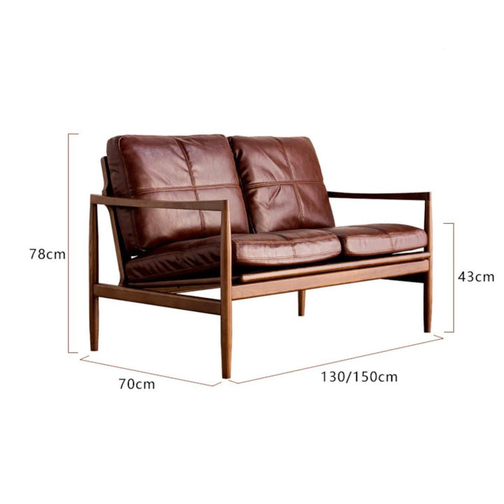AVANDOR Leather Sofa