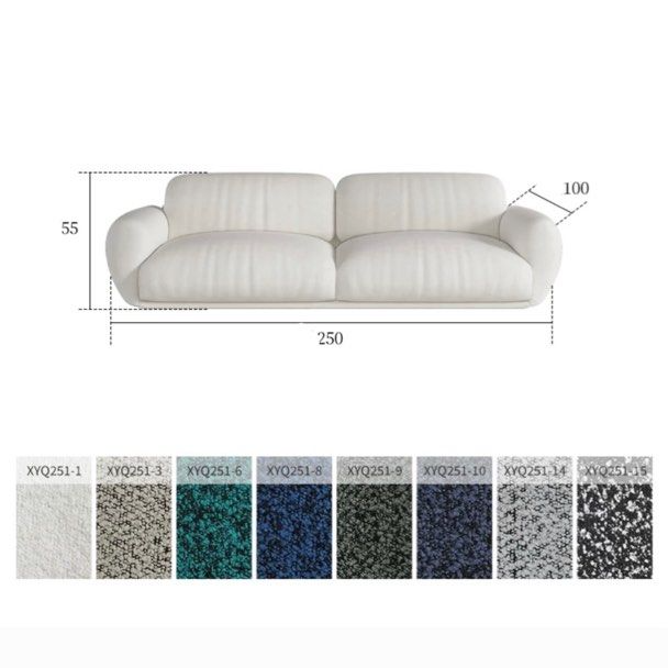LUXARA Legless Modern Sofa