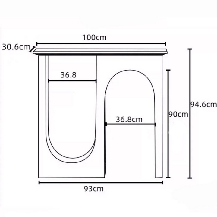 ALTHEA Modern Console Table