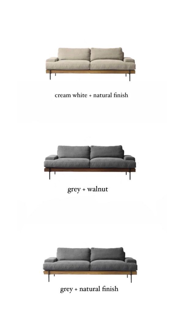 AVERRA Modern Fabric Sofa