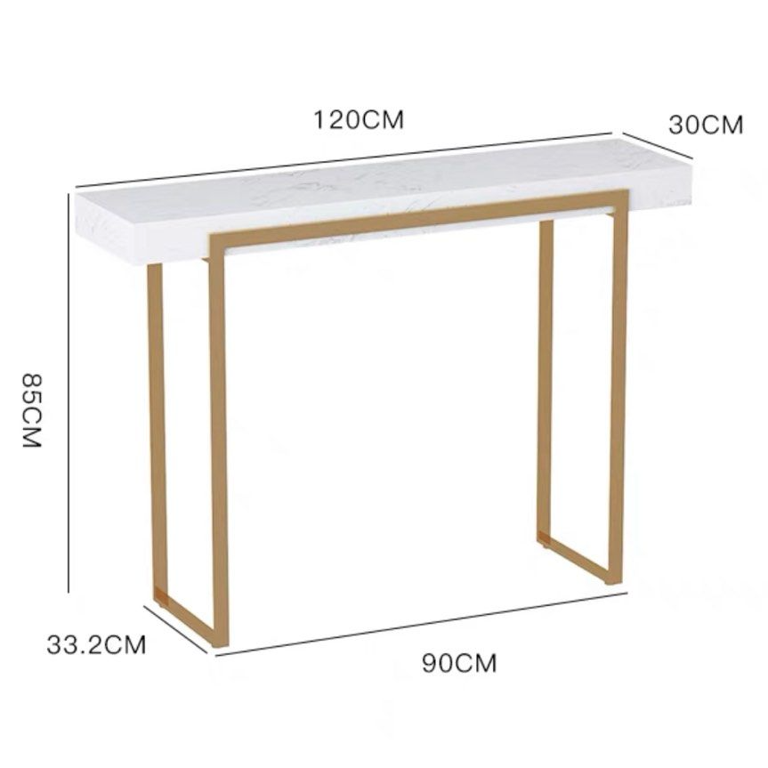 LUDWIG Modern Marble Console Table
